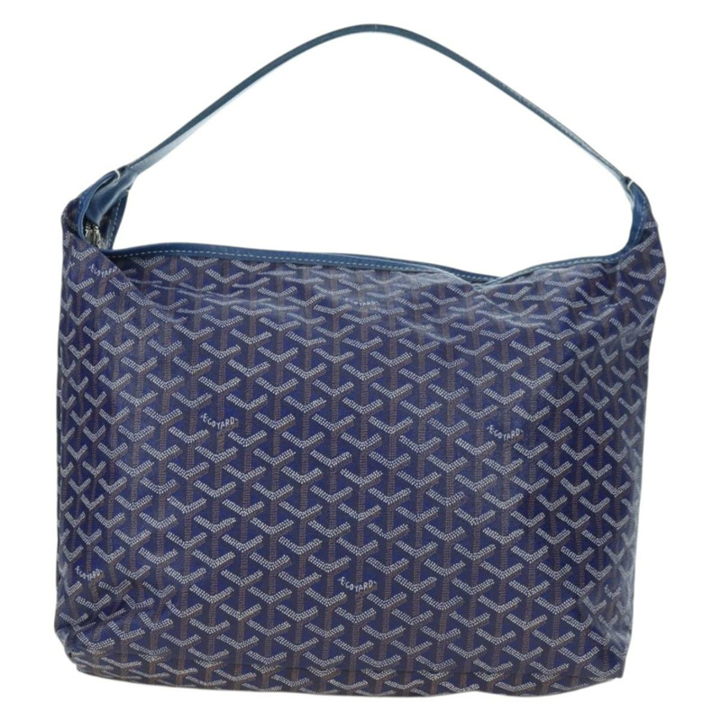 【日本直送】GOYARD 人字紋 Figge 單肩包 PVC 藍 正品 171503SAV-12