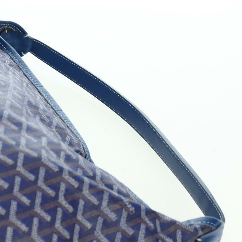 【日本直送】GOYARD 人字紋 Figge 單肩包 PVC 藍 正品 171503SAV-13