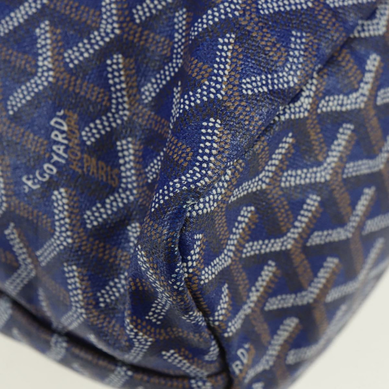 【日本直送】GOYARD 人字紋 Figge 單肩包 PVC 藍 正品 171503SAV-14