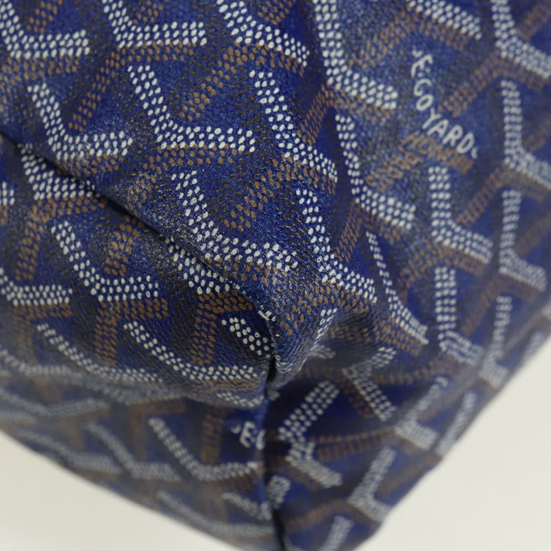【日本直送】GOYARD 人字紋 Figge 單肩包 PVC 藍 正品 171503SAV-15