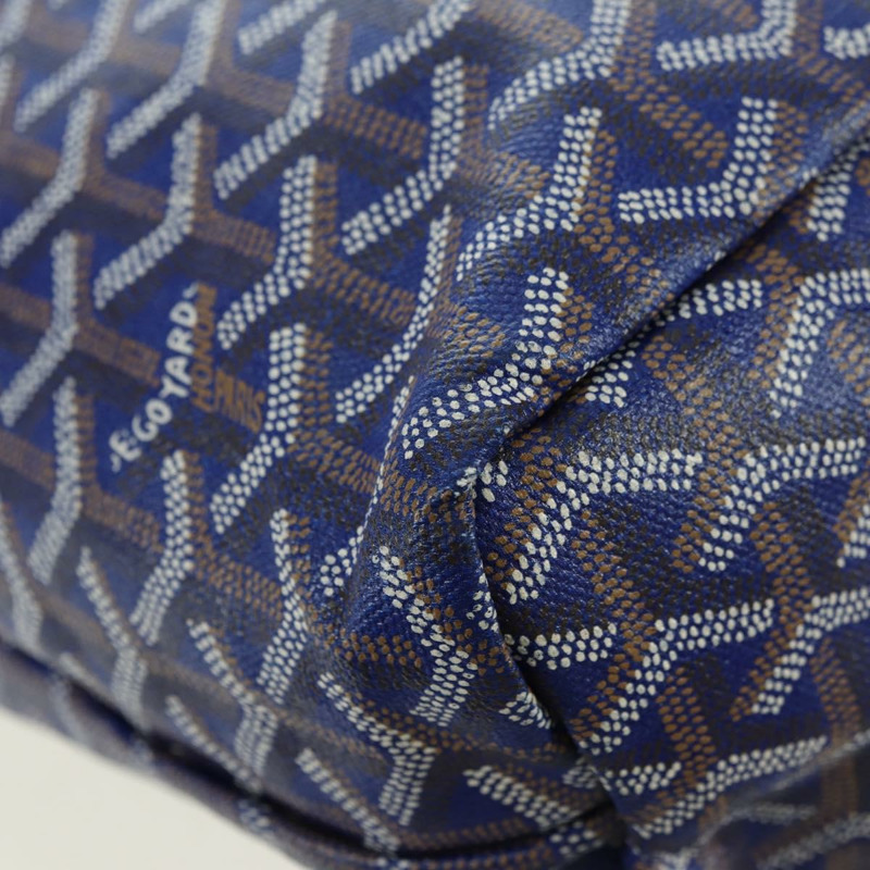 【日本直送】GOYARD 人字紋 Figge 單肩包 PVC 藍 正品 171503SAV-16