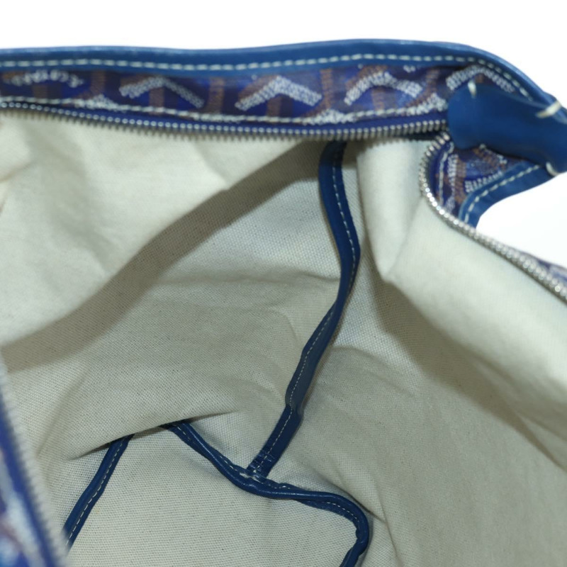 【日本直送】GOYARD 人字紋 Figge 單肩包 PVC 藍 正品 171503SAV-20