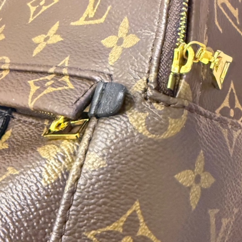 🎒LV Palm Springs Mini 小書包(改良款外露拉鍊,專櫃換新件)包況極佳🙌🏻-14