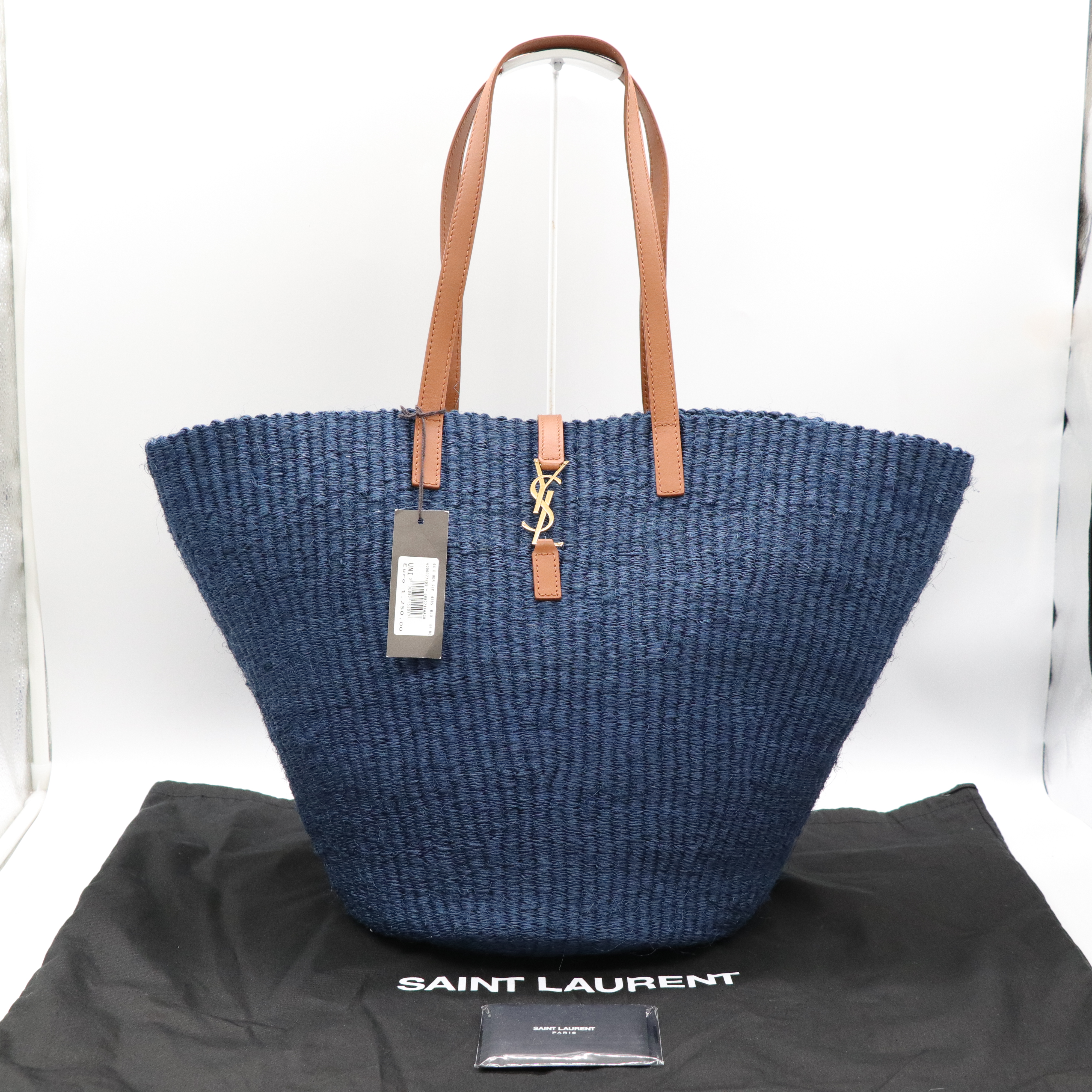 Saint Laurent 聖羅蘭 拉菲草 草編包 沙灘包-0