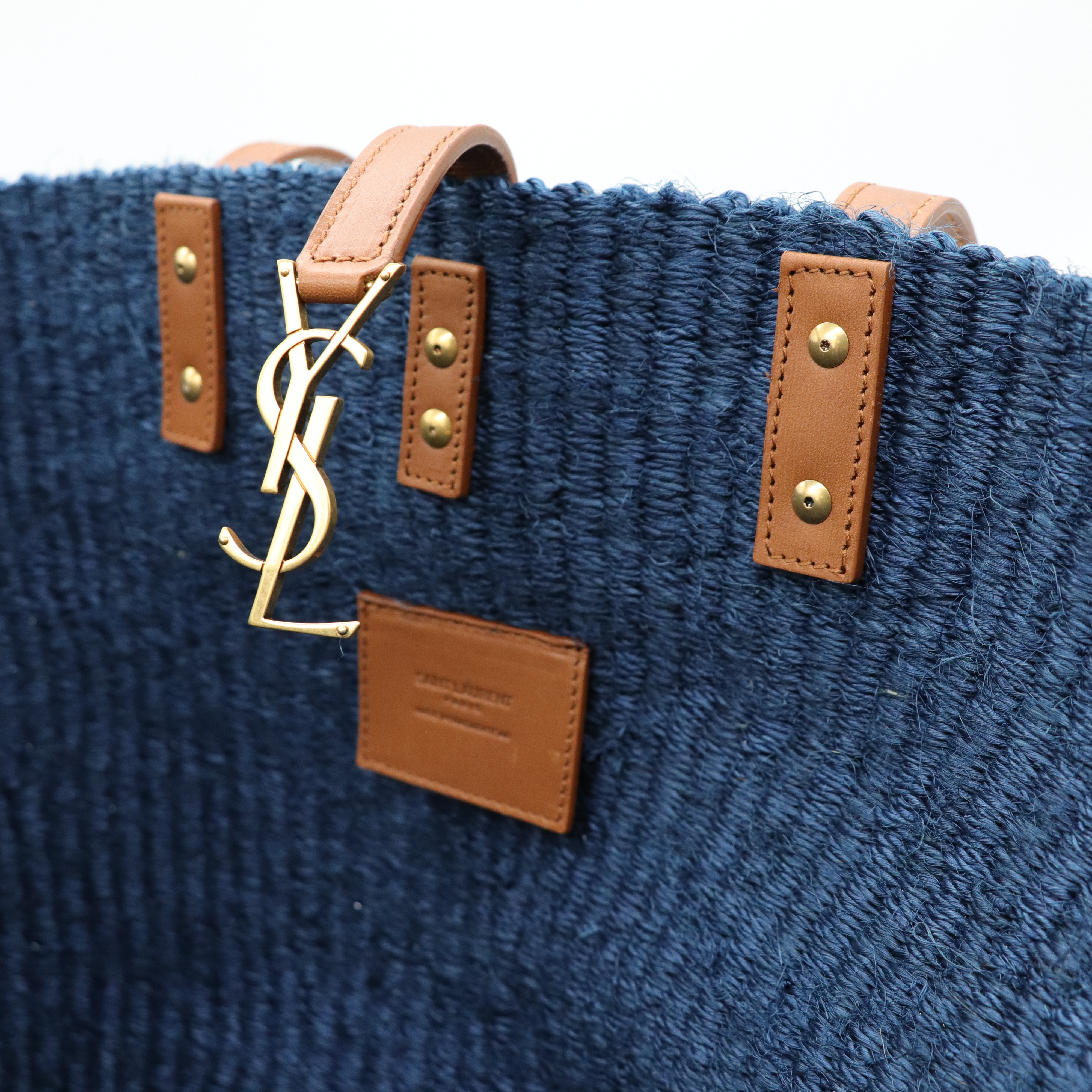 Saint Laurent 聖羅蘭 拉菲草 草編包 沙灘包-9