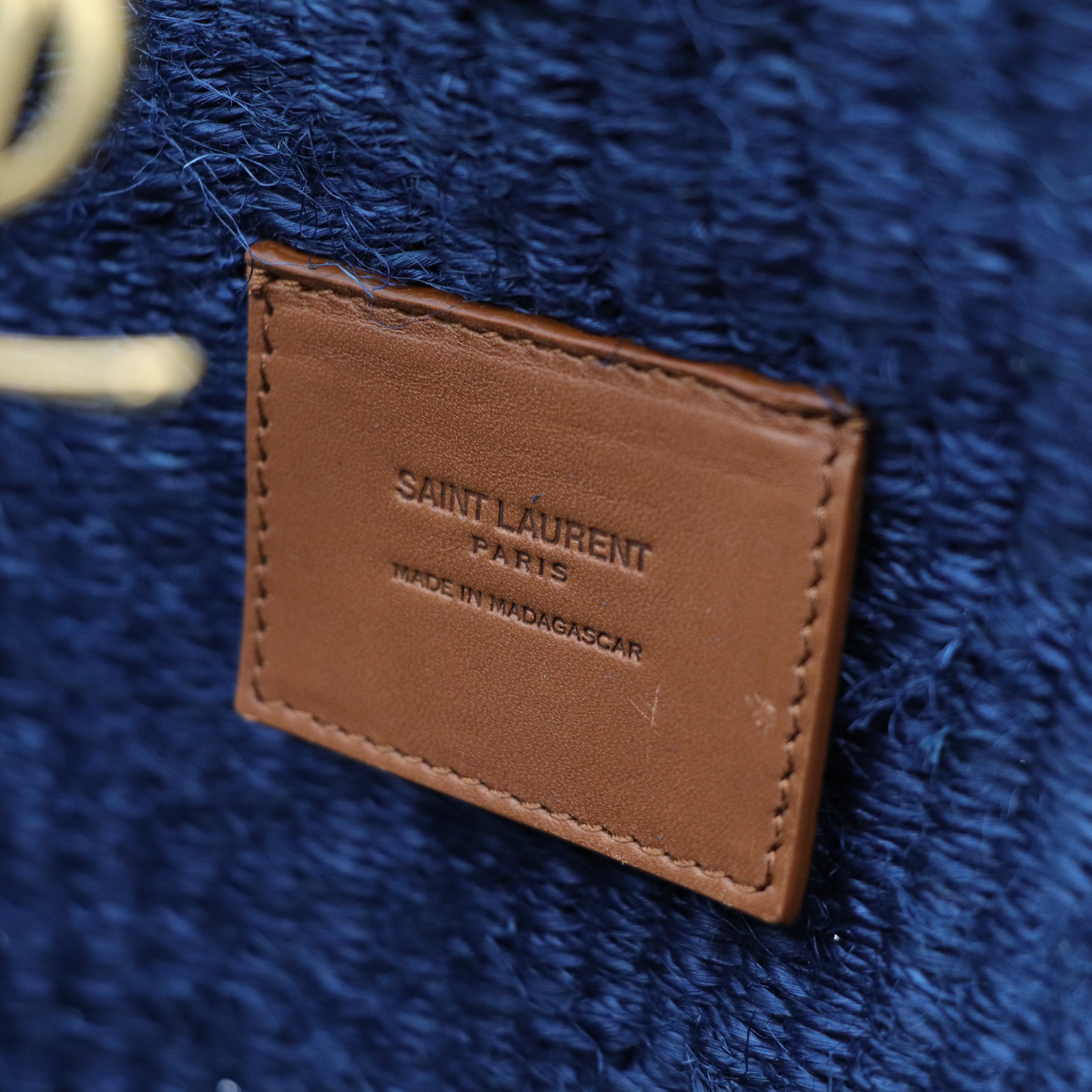 Saint Laurent 聖羅蘭 拉菲草 草編包 沙灘包-10