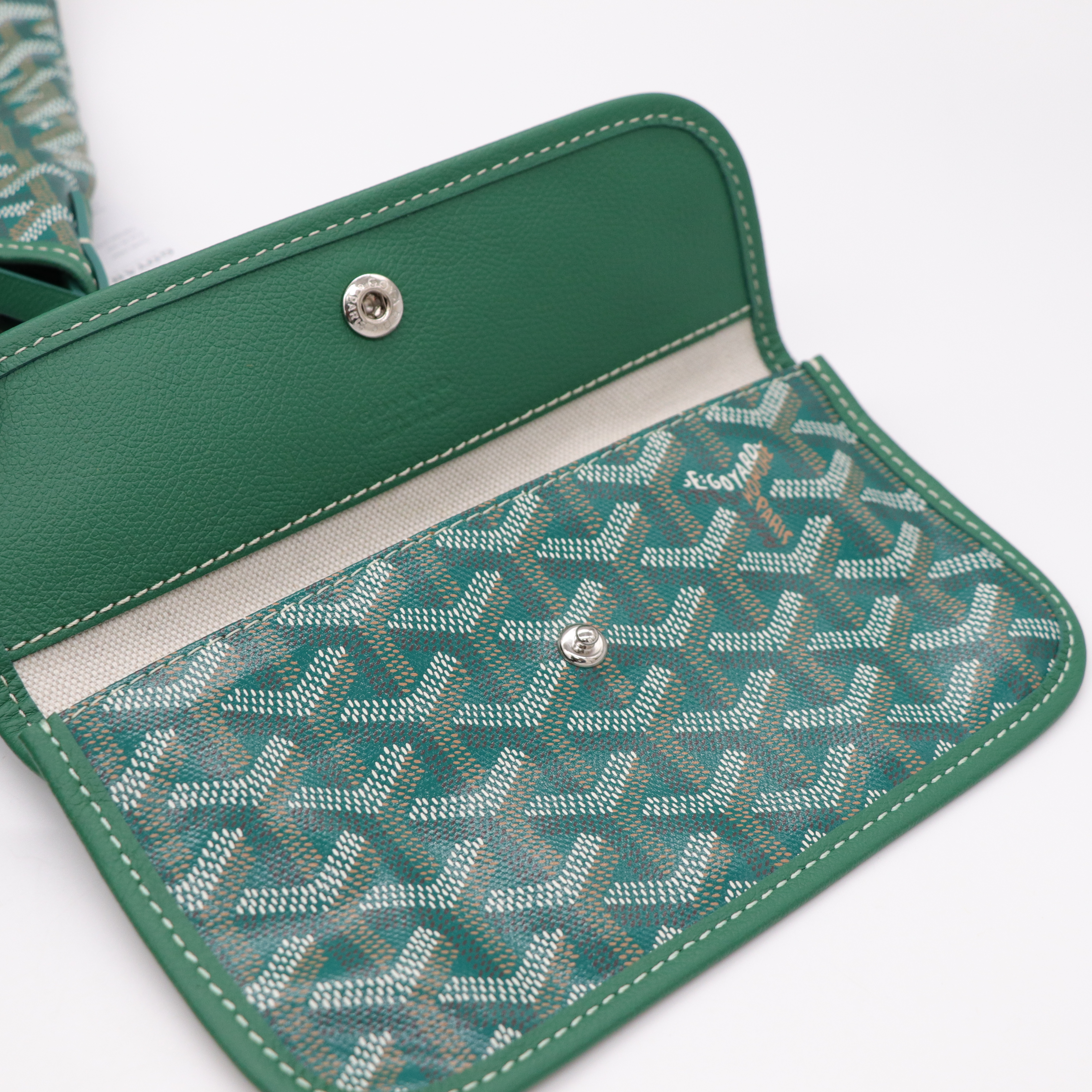 Goyard 戈雅 Bohème Hobo 綠色 帆布 肩背包-10