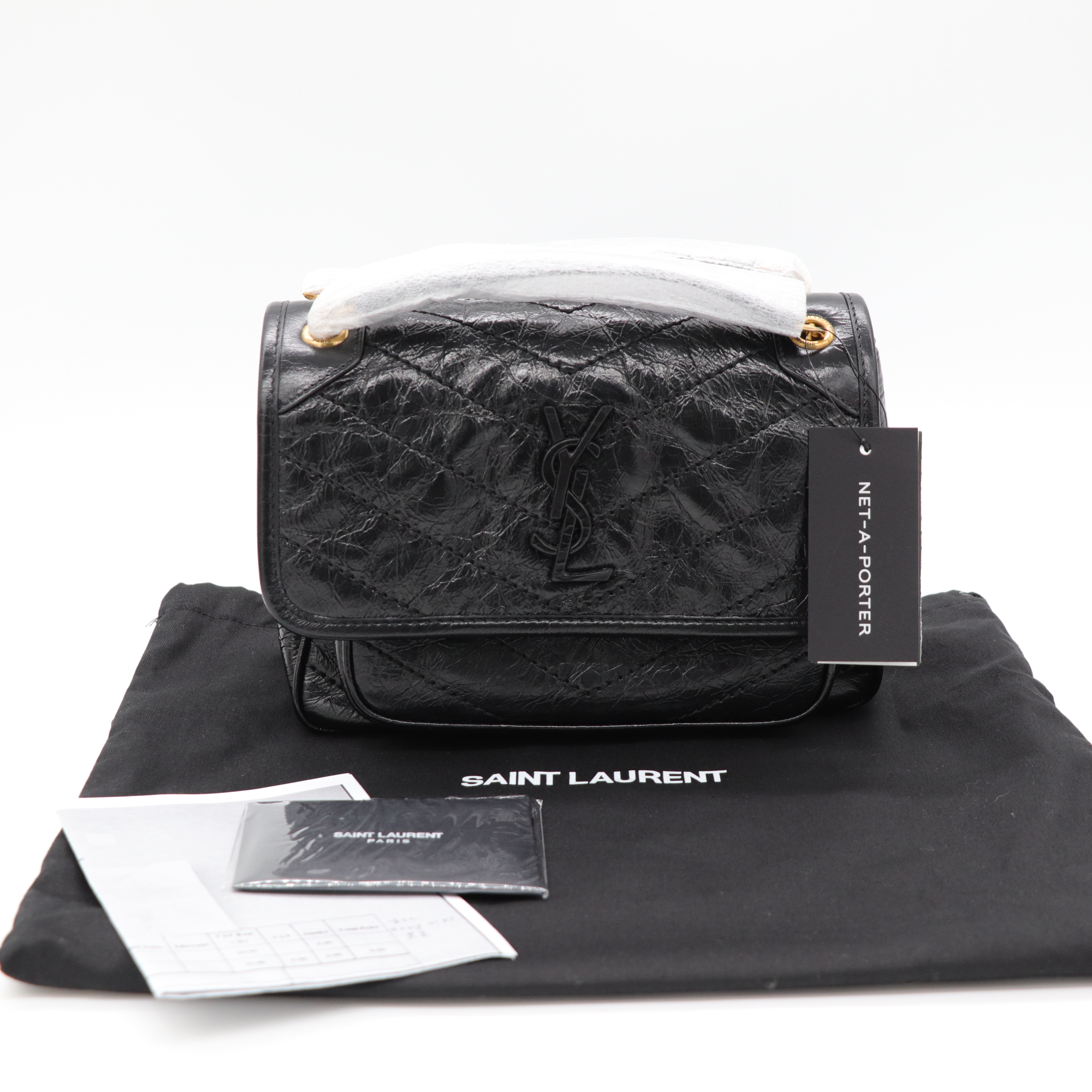 Saint Laurent 聖羅蘭 Niki Baby 金鍊 D釦-0