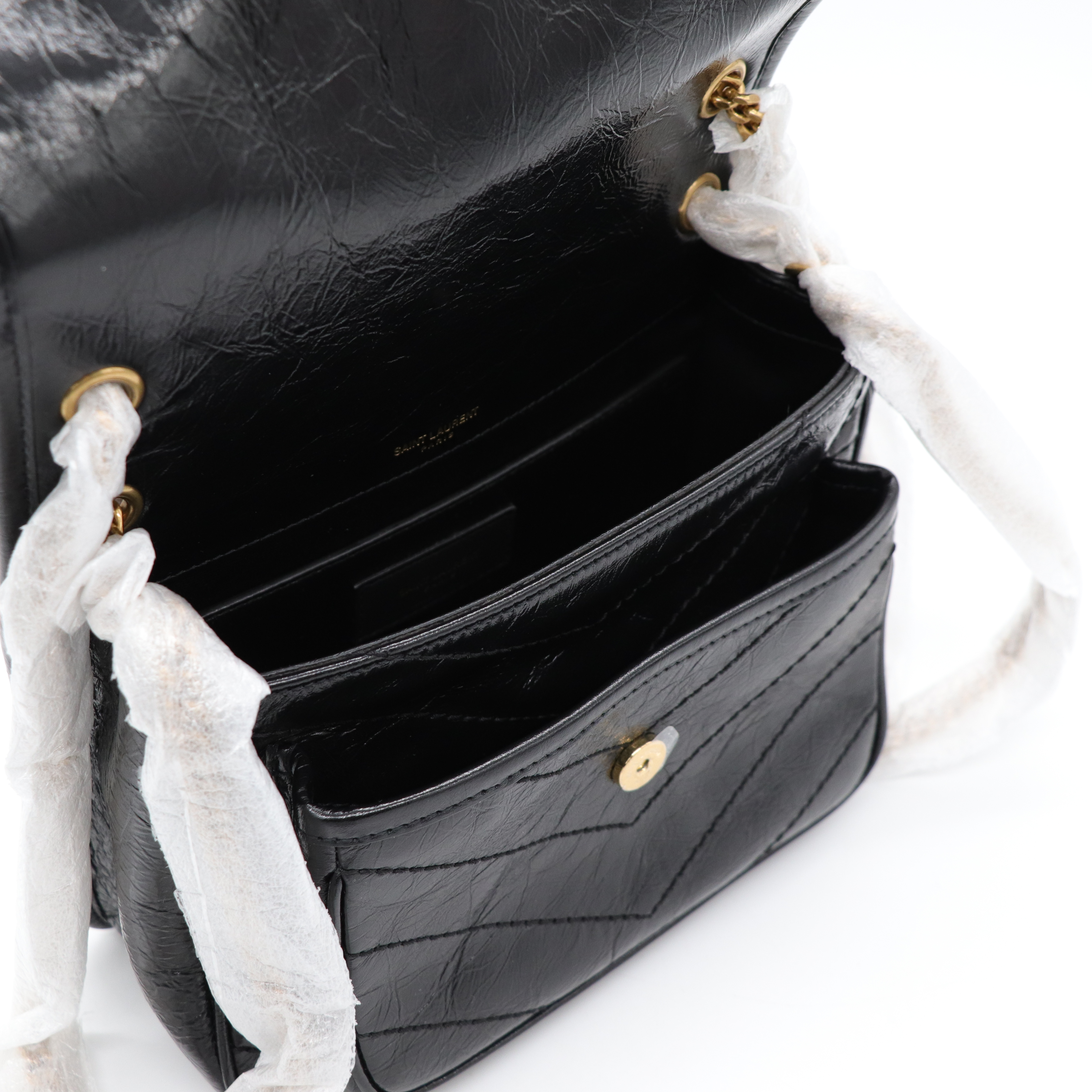 Saint Laurent 聖羅蘭 Niki Baby 金鍊 D釦-8