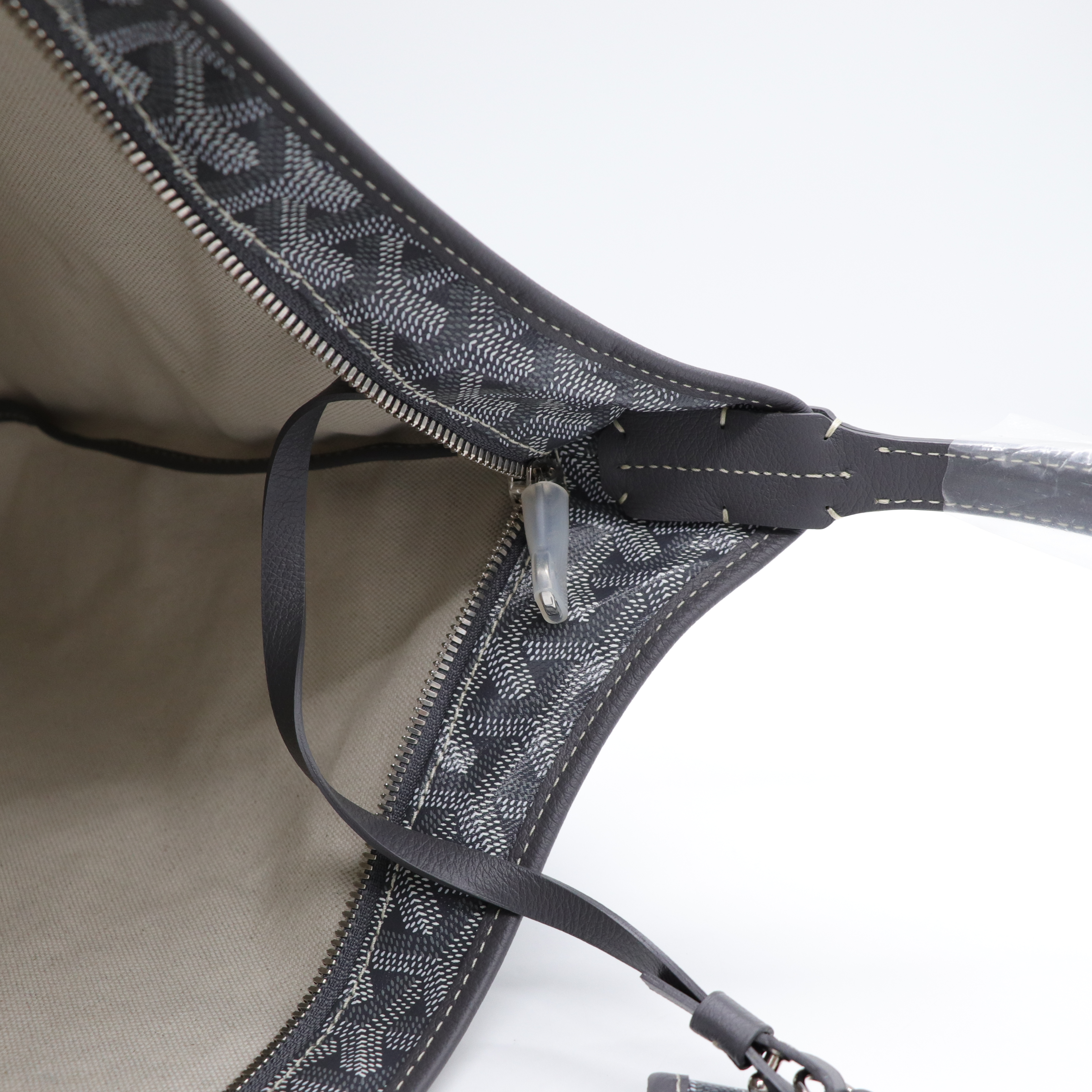 Goyard 戈雅 Bohème Hobo 灰色 帆布 肩背包-6