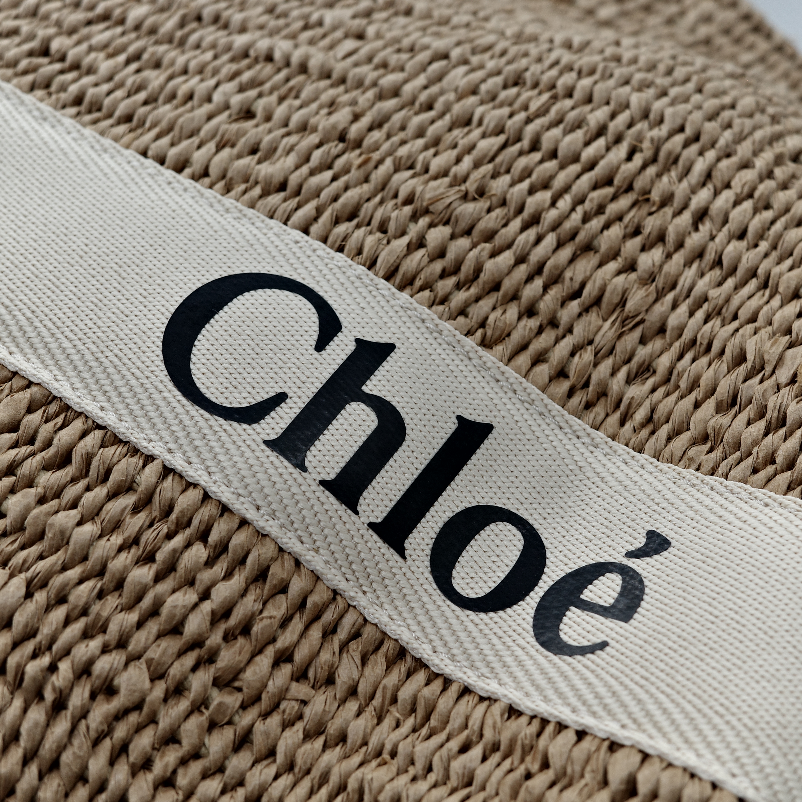 Chloé 蔻伊 Woody 大號 米白 草編包-6