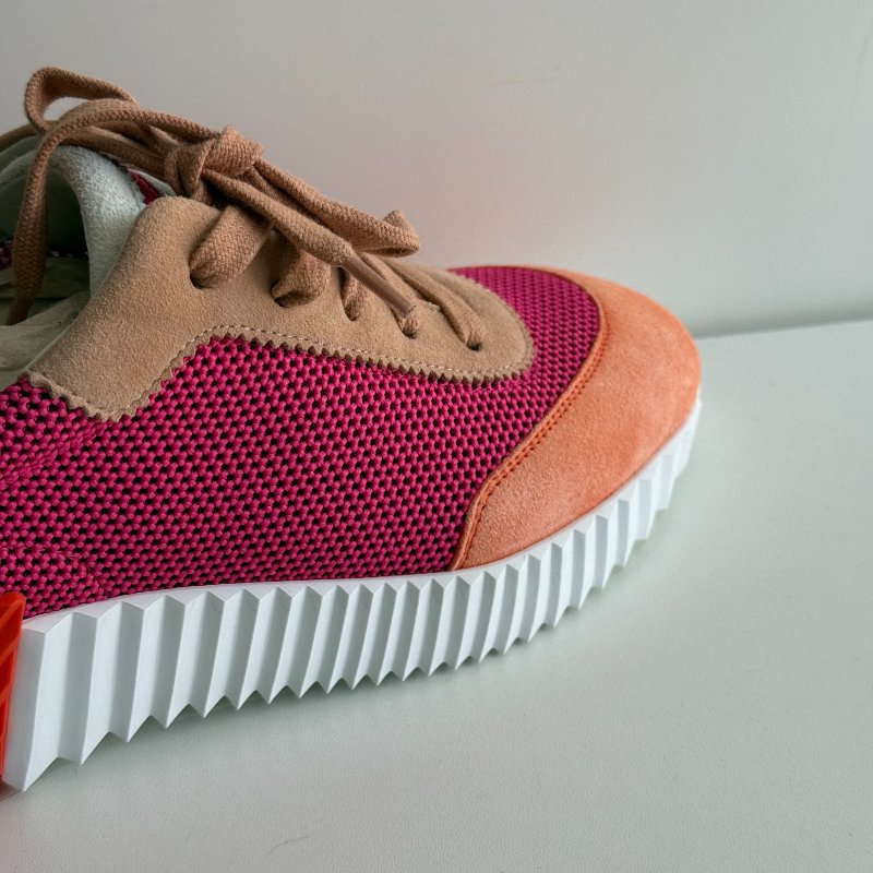 99新🩷 Hermès 愛馬仕 Bouncing 粉色球鞋-1