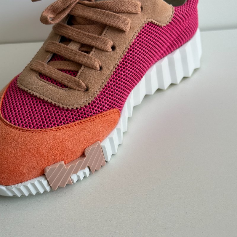 99新🩷 Hermès 愛馬仕 Bouncing 粉色球鞋-6