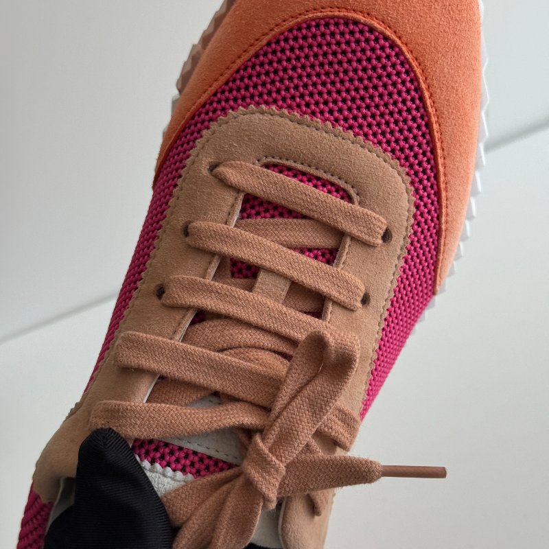 99新🩷 Hermès 愛馬仕 Bouncing 粉色球鞋-10