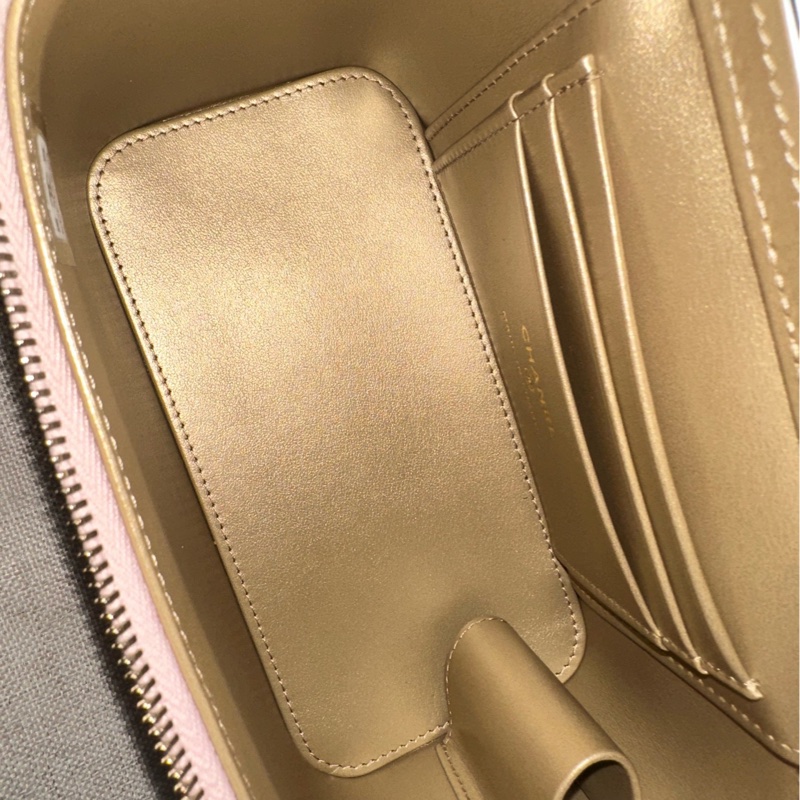 Chanel香奈兒 粉色金球長盒子 芯片款 97新-7