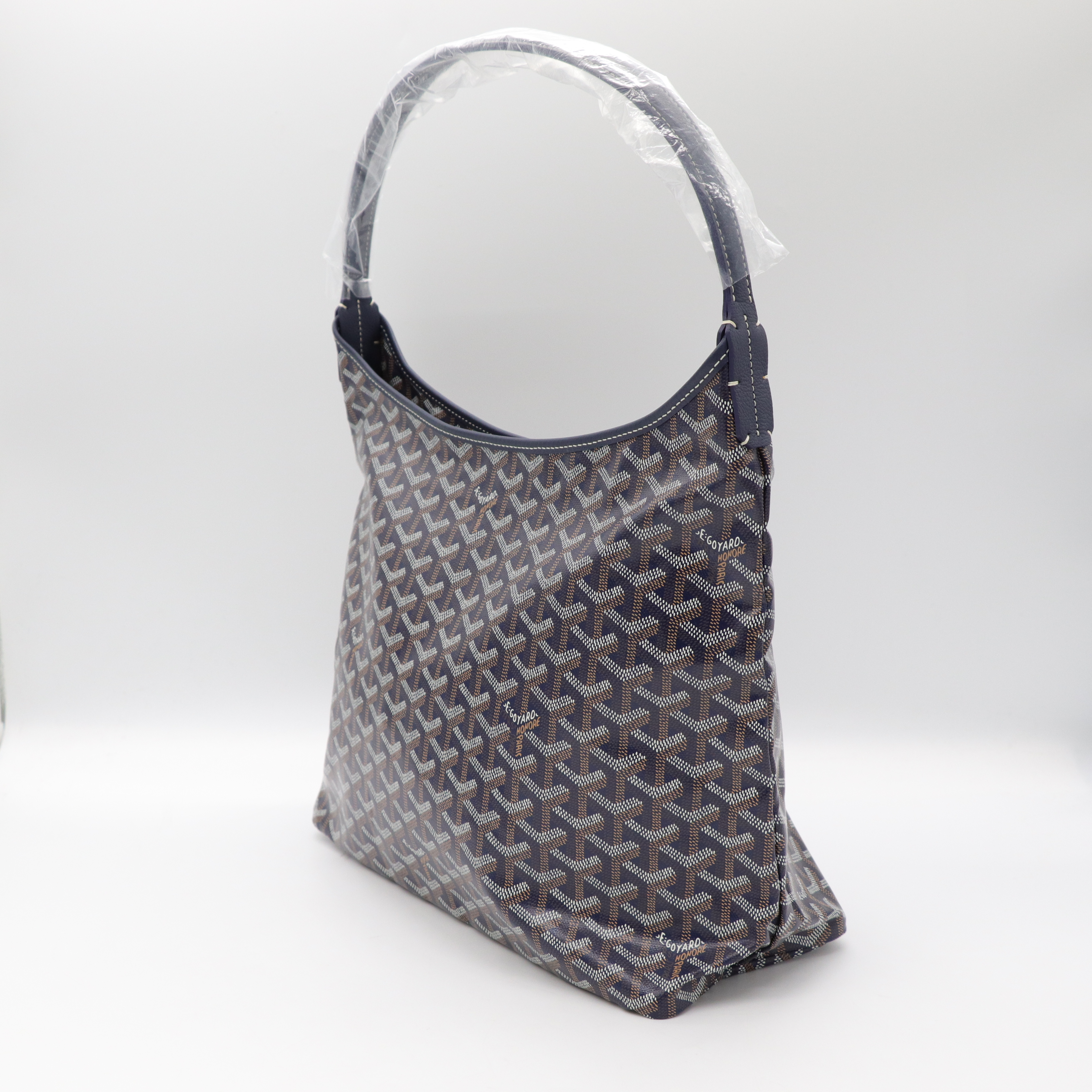 Goyard 戈雅 Bohème Hobo 海軍藍 帆布 肩背包-3