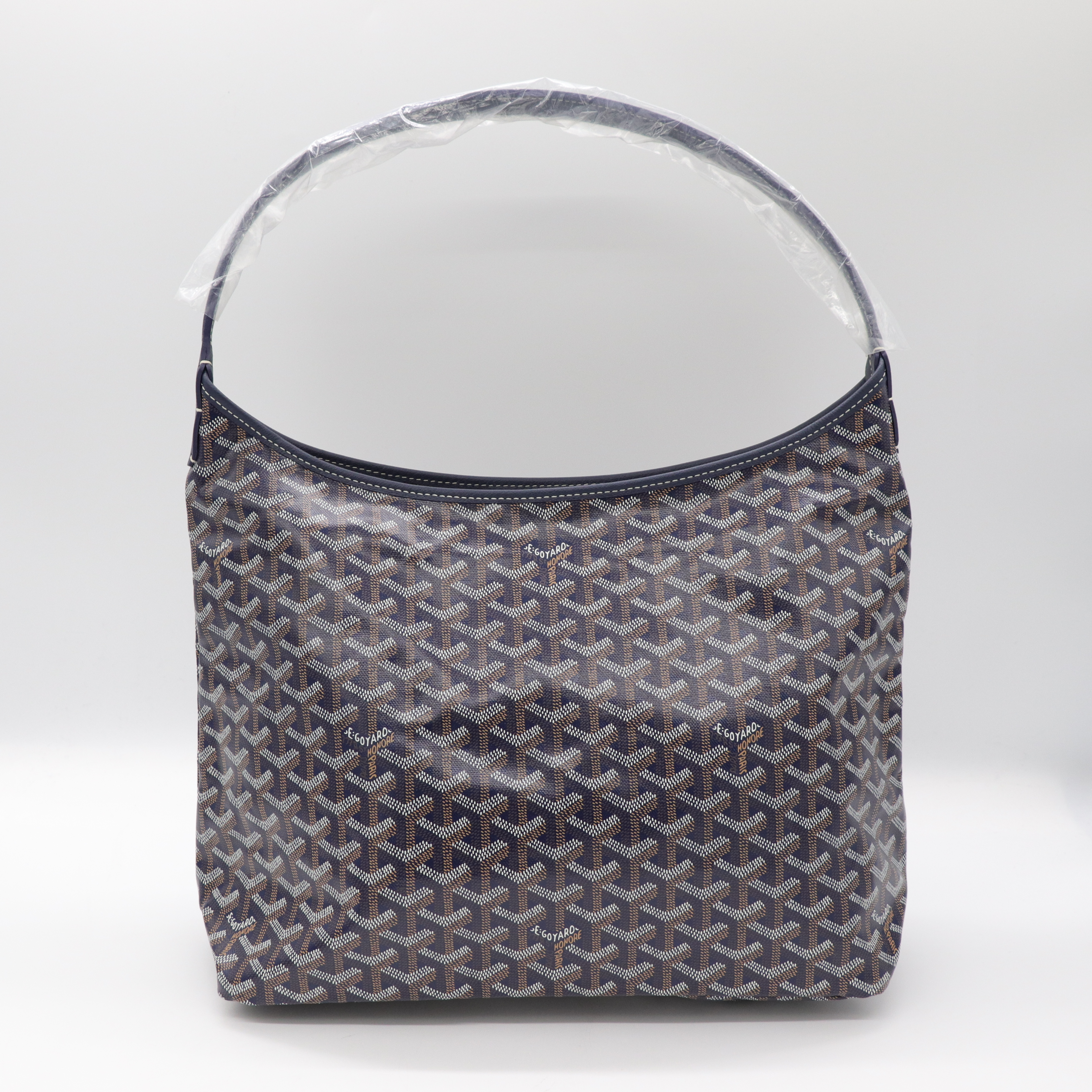 Goyard 戈雅 Bohème Hobo 海軍藍 帆布 肩背包-4