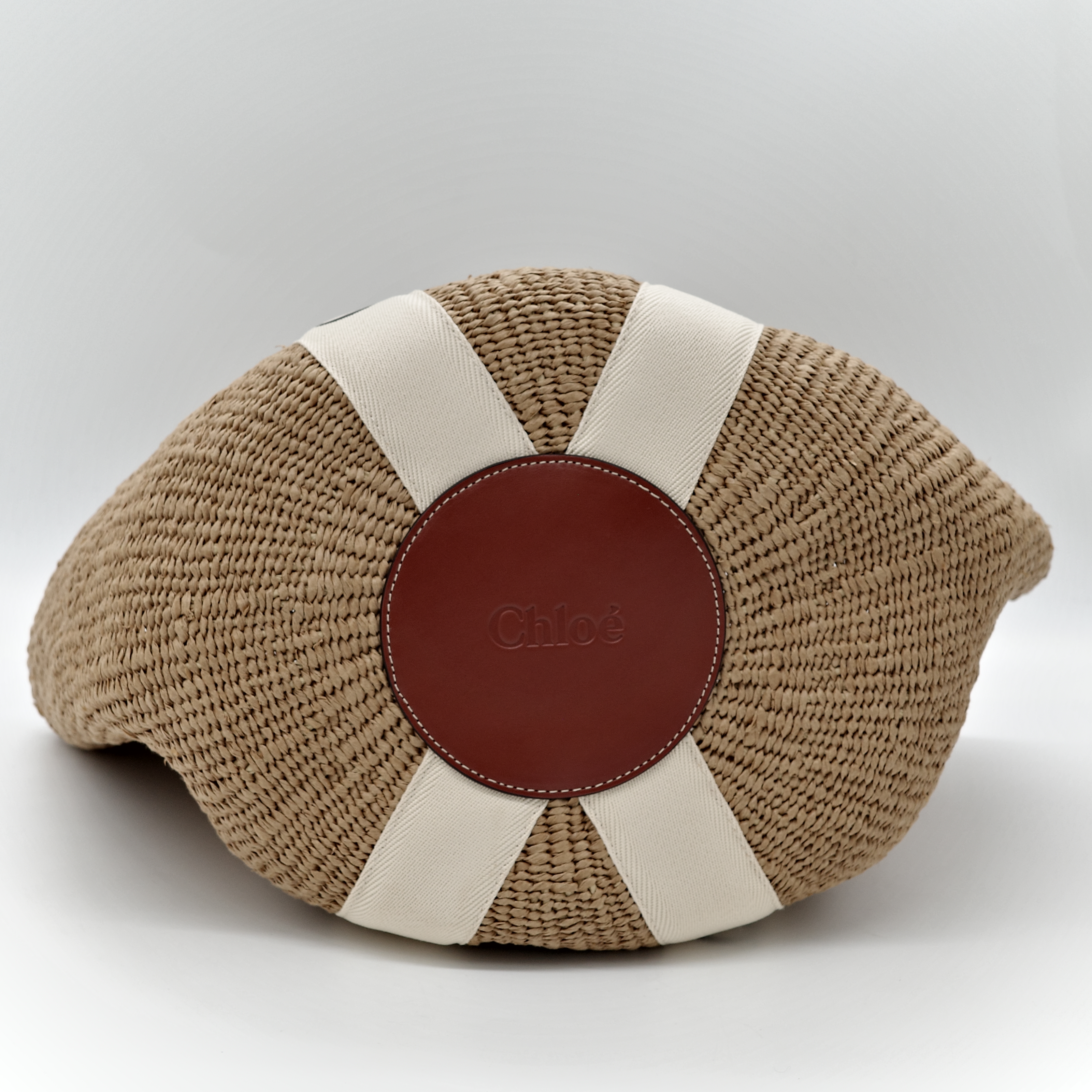 Chloé 蔻伊 Woody 大號 米白 草編包-5