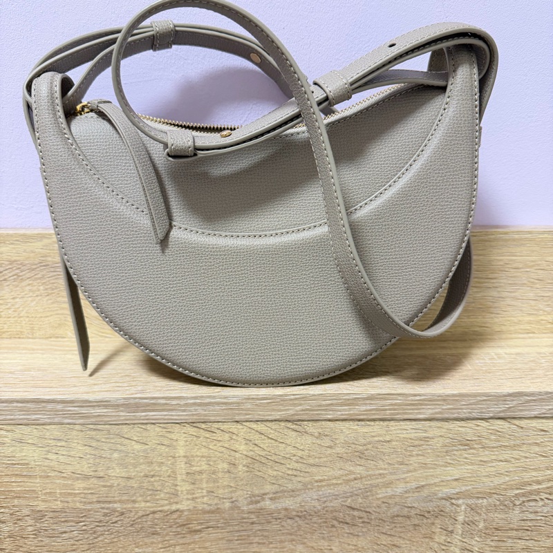 POLENE 月牙包  大象灰-6