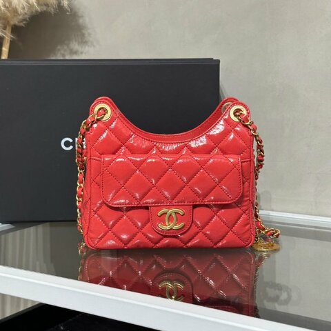 CHANEL 23C天貓精靈 - 小號橘紅金