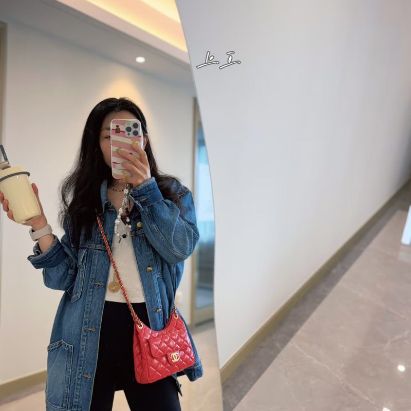 CHANEL 23C天貓精靈 - 小號橘紅金-1