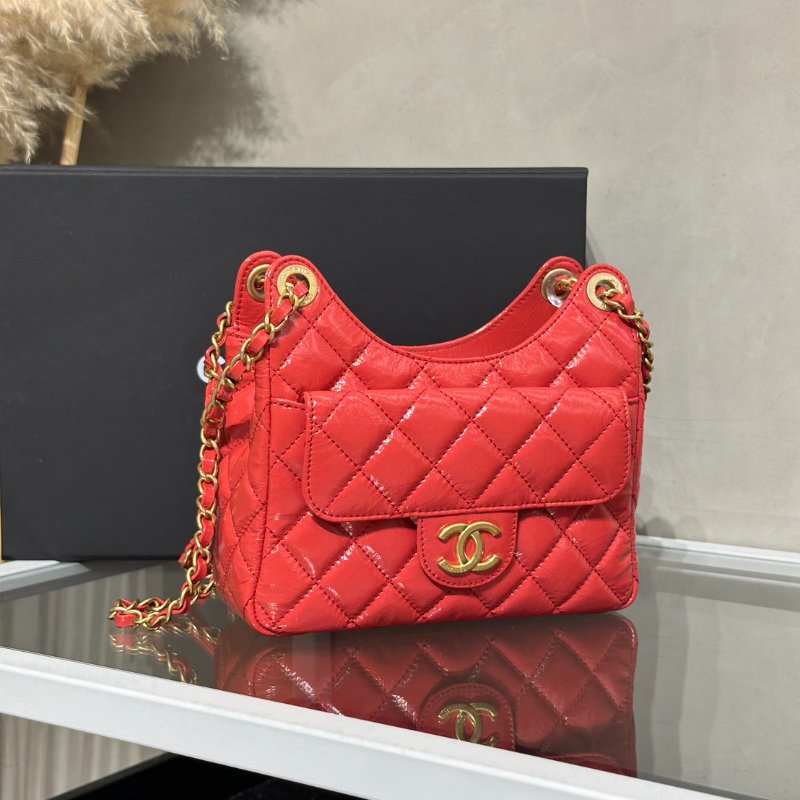 CHANEL 23C天貓精靈 - 小號橘紅金-2