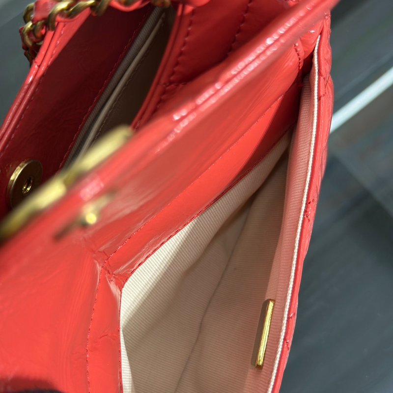 CHANEL 23C天貓精靈 - 小號橘紅金-7