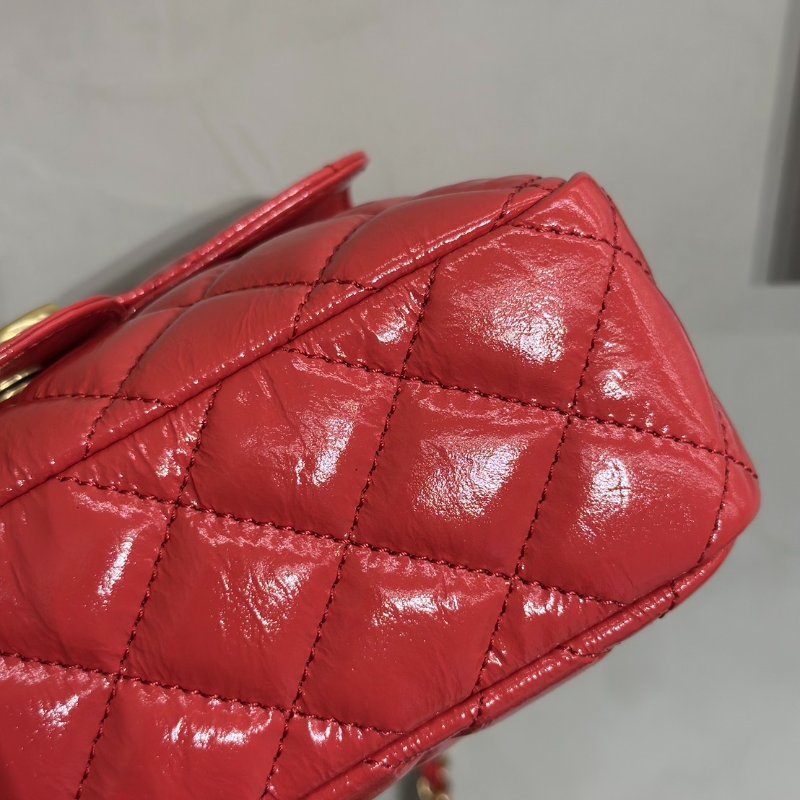 CHANEL 23C天貓精靈 - 小號橘紅金-9