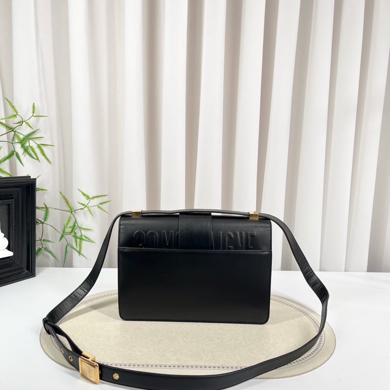 Dior • 經典蒙田Montaigne 30滑面牛皮金釦 附保卡-3