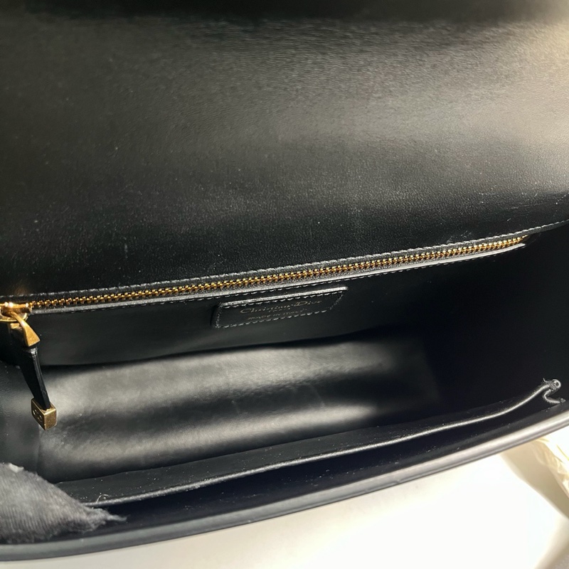 Dior • 經典蒙田Montaigne 30滑面牛皮金釦 附保卡-5