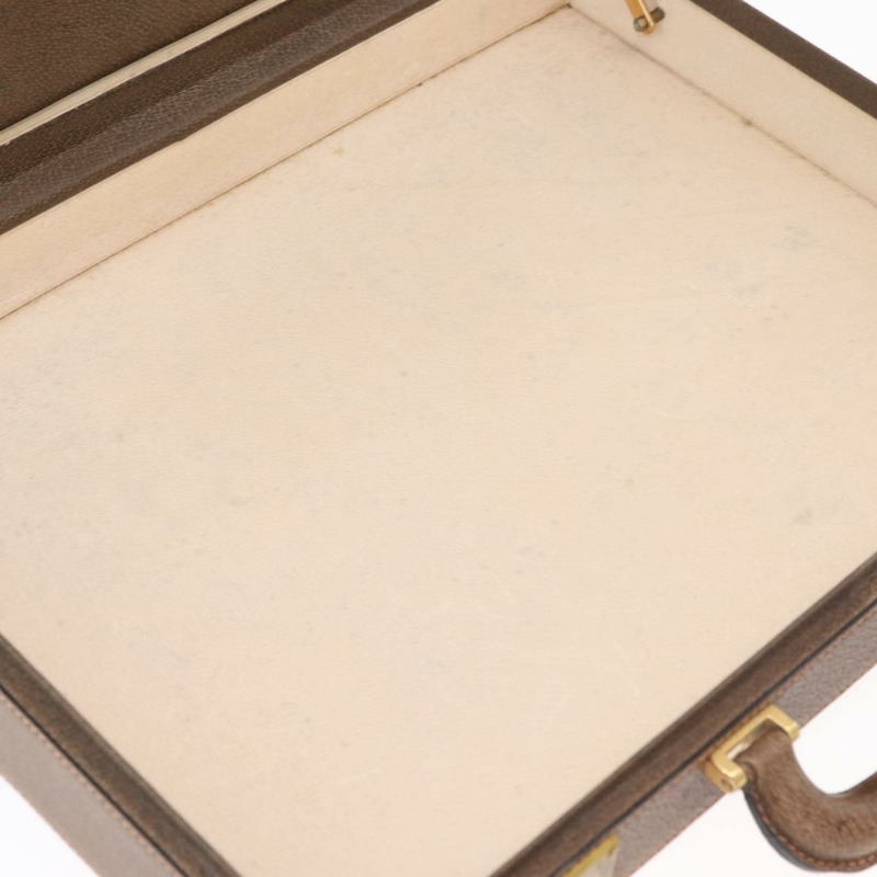 【日本直送】GUCCI GG Plus Supreme 公事包 PVC 米色 金色 正品 175778A-9