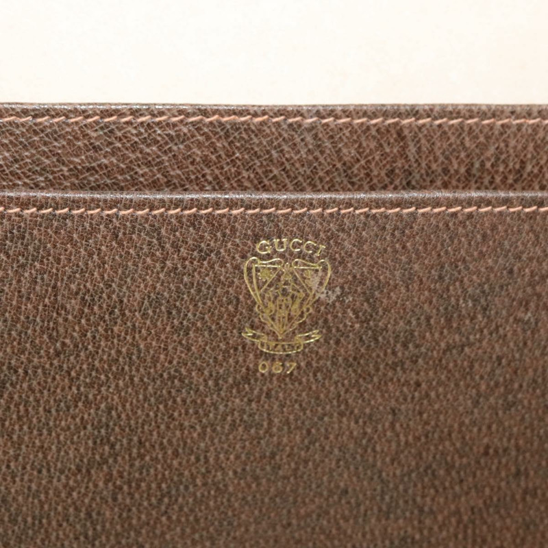 【日本直送】GUCCI GG Plus Supreme 公事包 PVC 米色 金色 正品 175778A-11