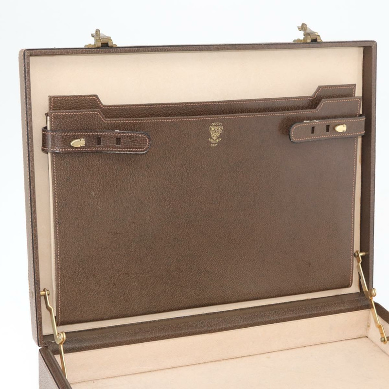 【日本直送】GUCCI GG Plus Supreme 公事包 PVC 米色 金色 正品 175778A-18