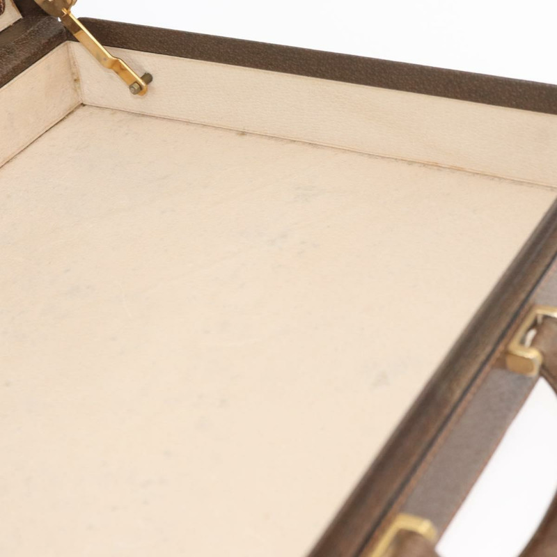 【日本直送】GUCCI GG Plus Supreme 公事包 PVC 米色 金色 正品 175778A-19