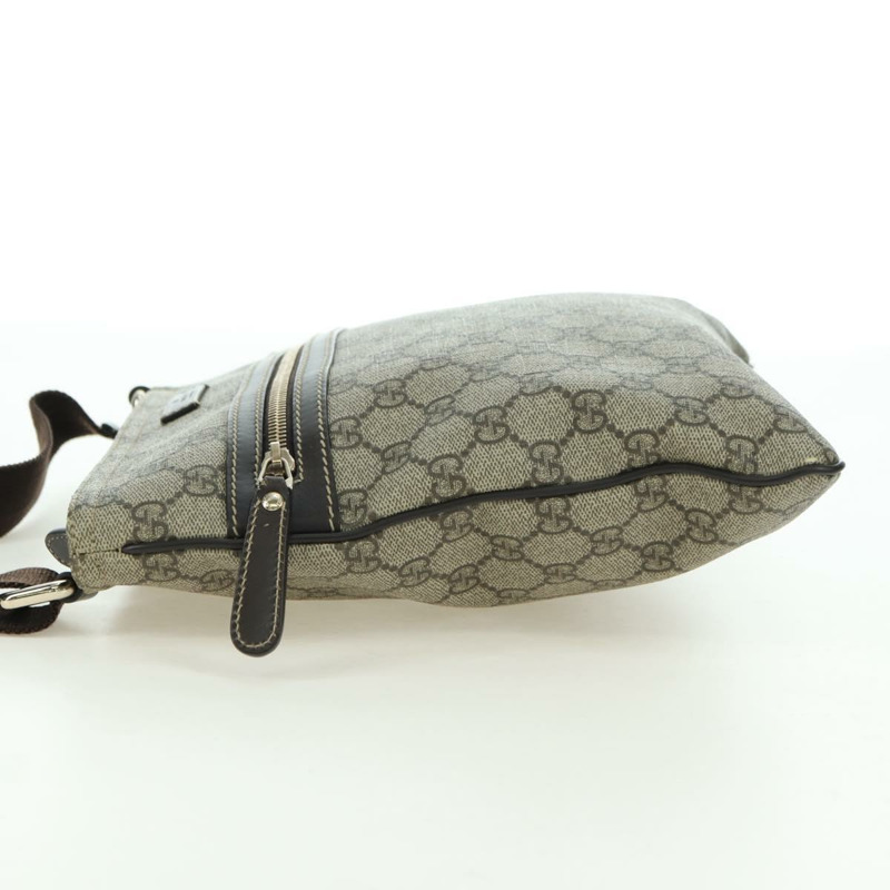 【日本直送】GUCCI GG Supreme 單肩包 PVC 米色 金色 295257 正品 am11420V-2