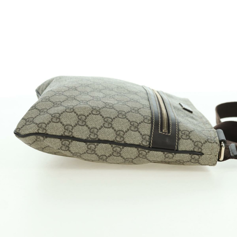 【日本直送】GUCCI GG Supreme 單肩包 PVC 米色 金色 295257 正品 am11420V-3