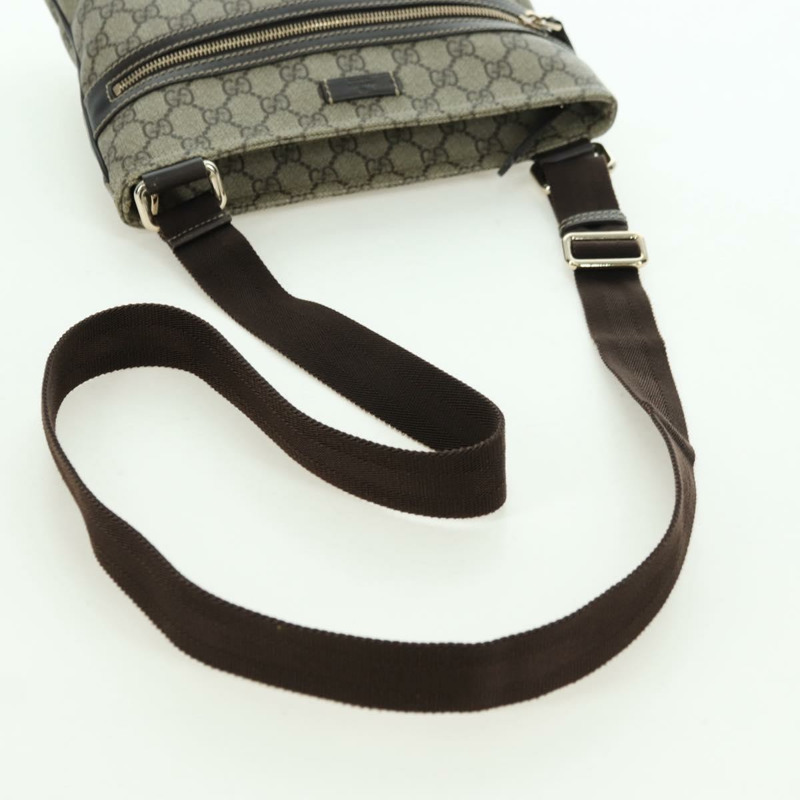 【日本直送】GUCCI GG Supreme 單肩包 PVC 米色 金色 295257 正品 am11420V-6