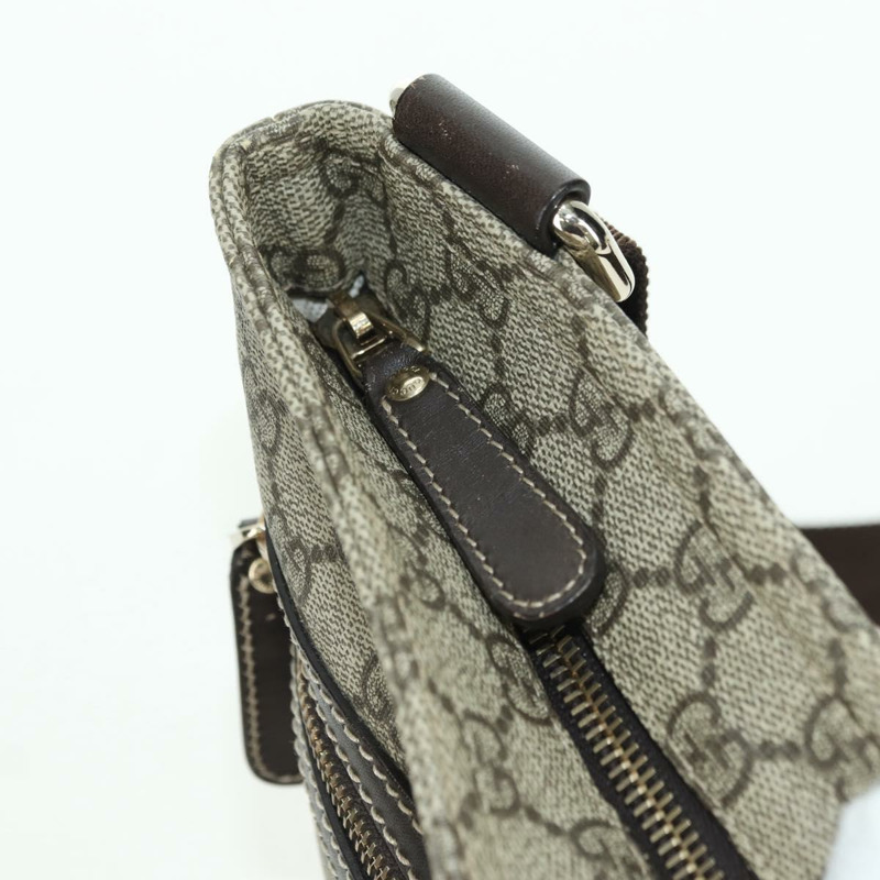 【日本直送】GUCCI GG Supreme 單肩包 PVC 米色 金色 295257 正品 am11420V-8