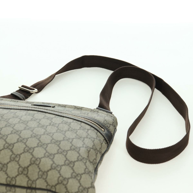 【日本直送】GUCCI GG Supreme 單肩包 PVC 米色 金色 295257 正品 am11420V-13