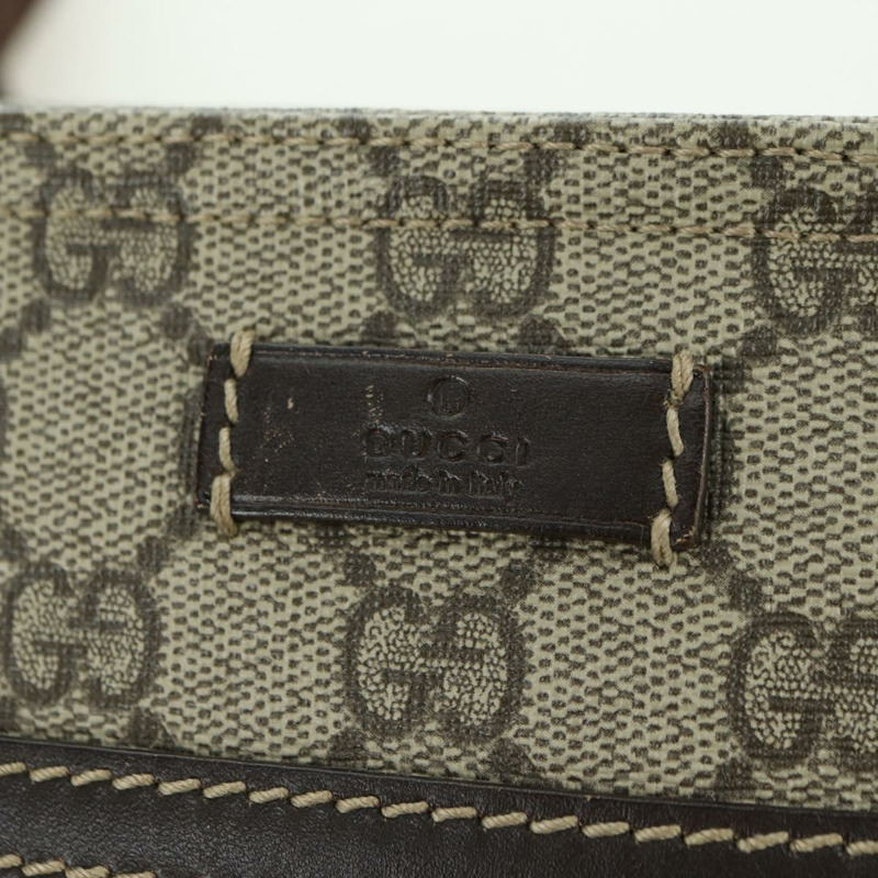 【日本直送】GUCCI GG Supreme 單肩包 PVC 米色 金色 295257 正品 am11420V-17