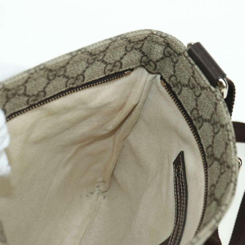 【日本直送】GUCCI GG Supreme 單肩包 PVC 米色 金色 295257 正品 am11420V-22