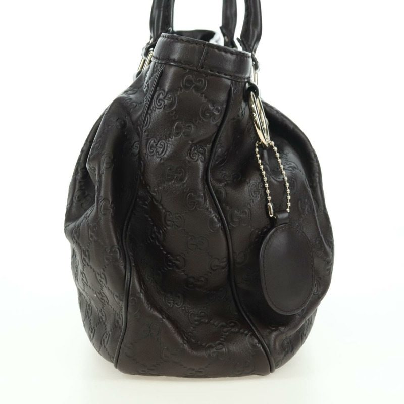 【日本直送】GUCCI GG帆布 Guccissima Sukey 包 皮革 棕色 金色 296835 正品 am11423V-3