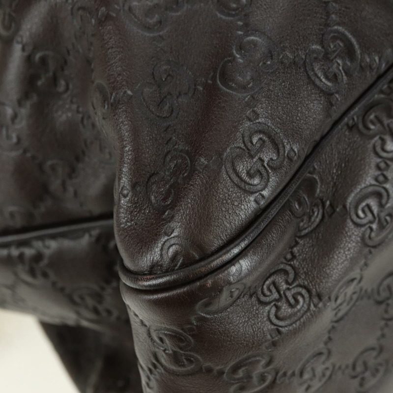 【日本直送】GUCCI GG帆布 Guccissima Sukey 包 皮革 棕色 金色 296835 正品 am11423V-7