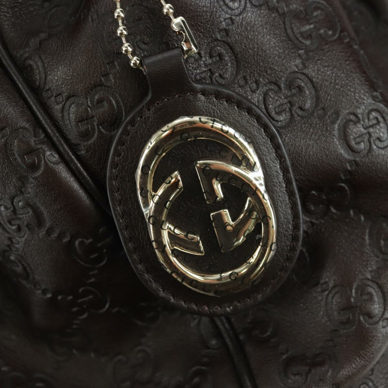 【日本直送】GUCCI GG帆布 Guccissima Sukey 包 皮革 棕色 金色 296835 正品 am11423V-8