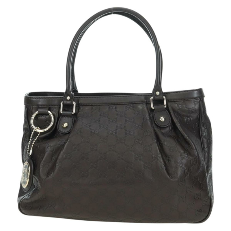 【日本直送】GUCCI GG帆布 Guccissima Sukey 包 皮革 棕色 金色 296835 正品 am11423V-12