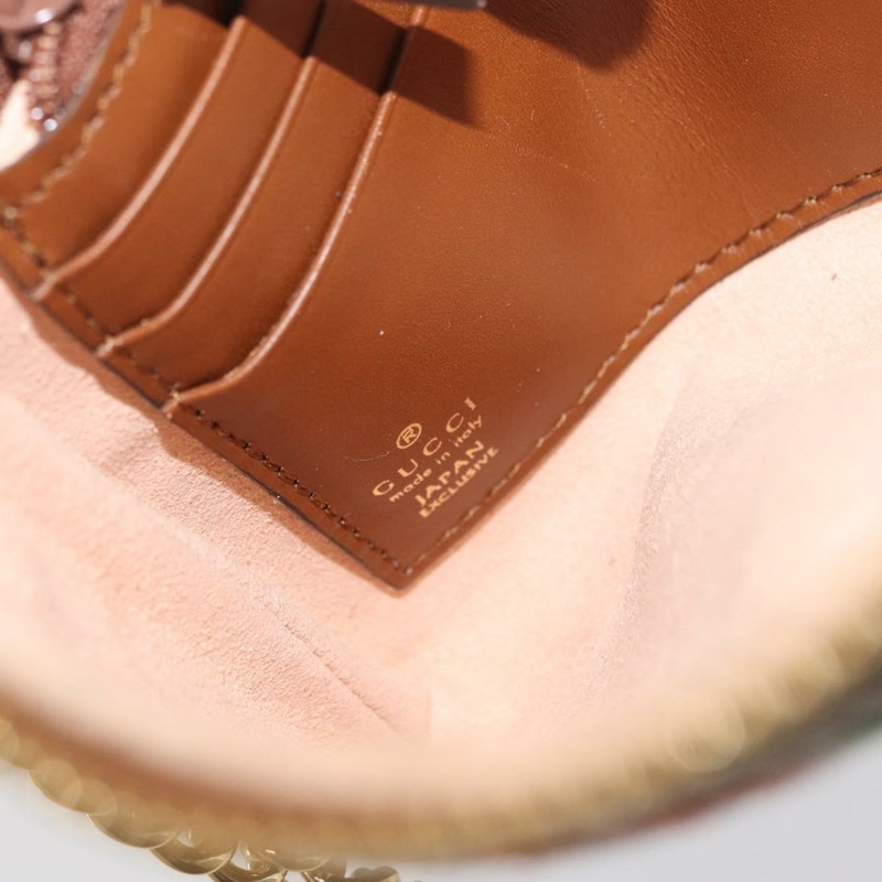 【日本直送】GUCCI GG Supreme 鏈條單肩包 PVC 米色 金色 456866 正品 176776A-17