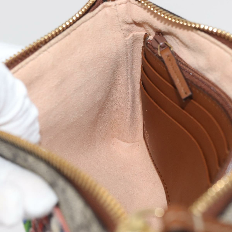 【日本直送】GUCCI GG Supreme 鏈條單肩包 PVC 米色 金色 456866 正品 176776A-19