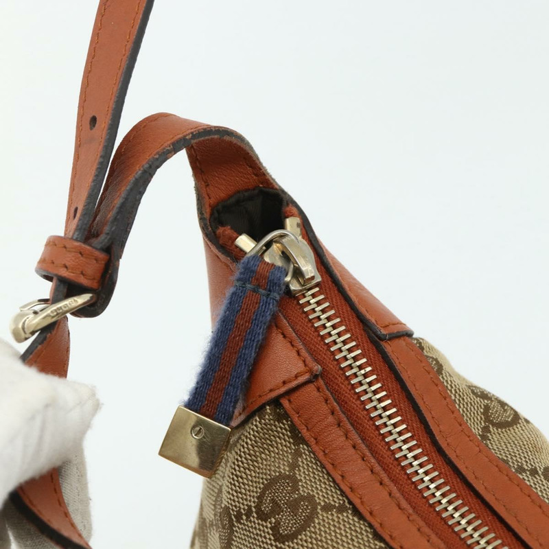 【日本直送】GUCCI GG帆布Sherry系列手提包 米色/金色 224093 正品 177439A-9