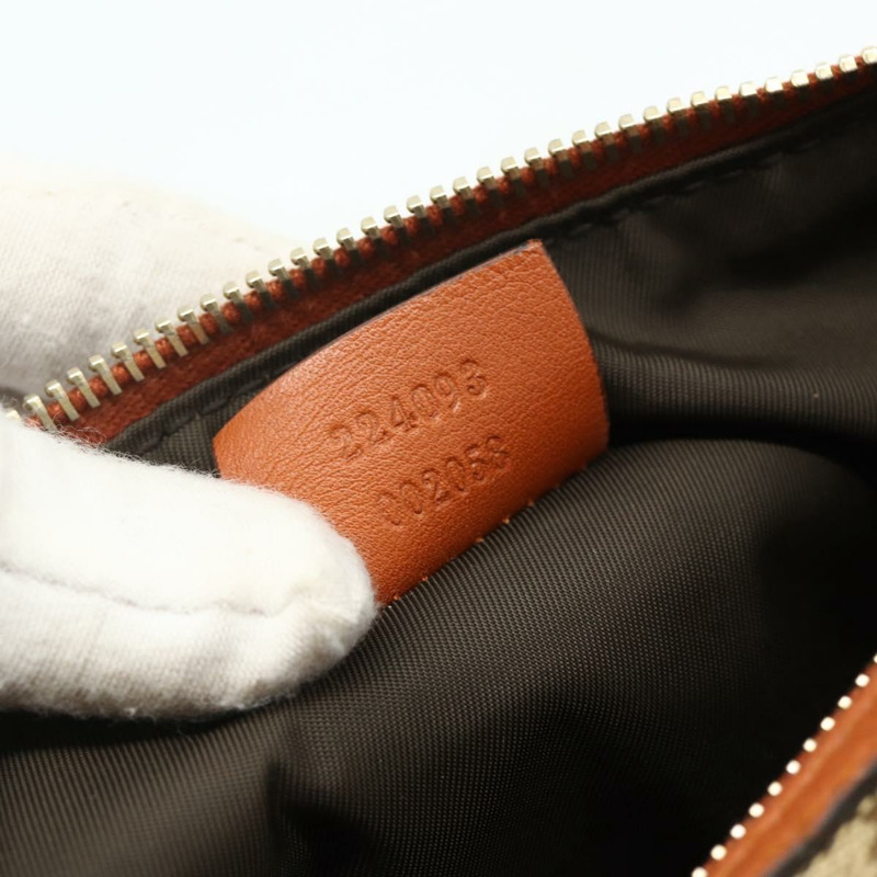 【日本直送】GUCCI GG帆布Sherry系列手提包 米色/金色 224093 正品 177439A-11