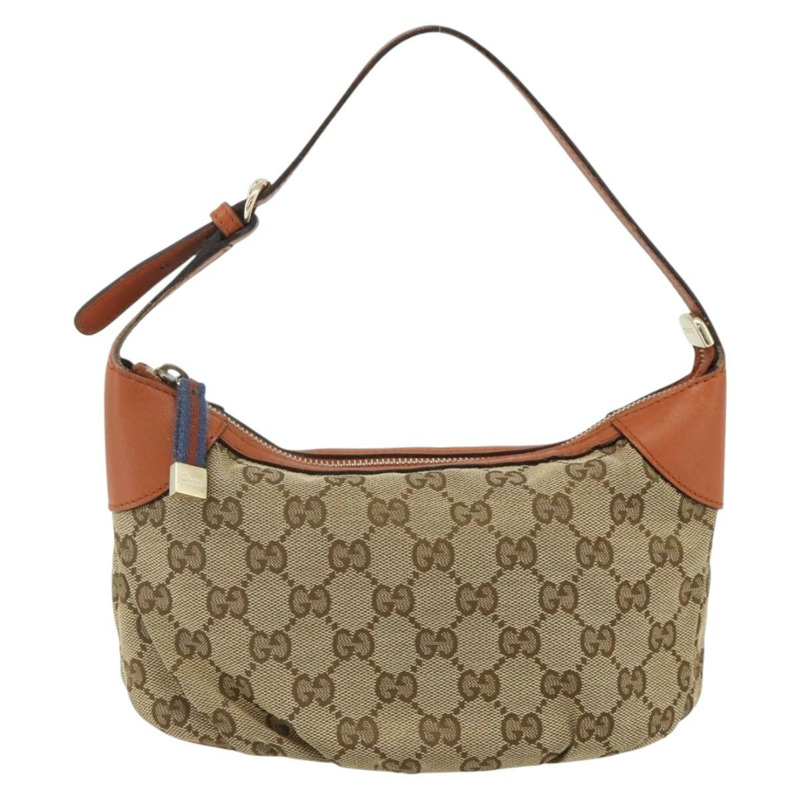 【日本直送】GUCCI GG帆布Sherry系列手提包 米色/金色 224093 正品 177439A-12